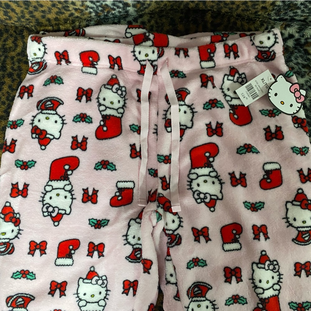 Hello Kitty Super Cozy Pajama Bottoms New
